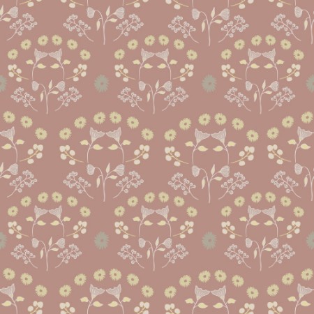 Picture of Medaillon Poppies Salmon - 1033301-03